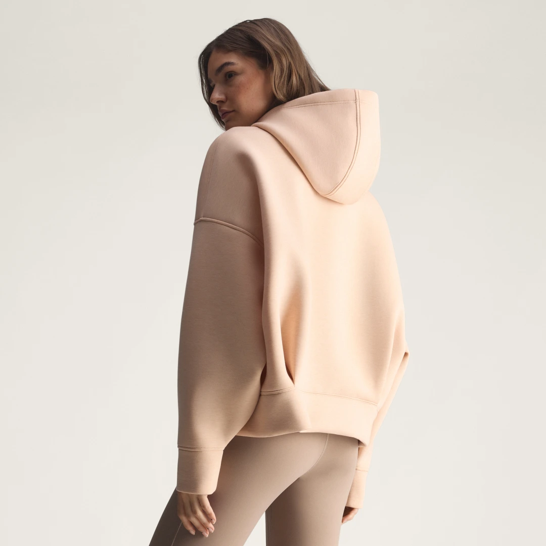 Thumbnail 1 de Sudadera de neopreno con capucha adidas by Stella McCartney — beige