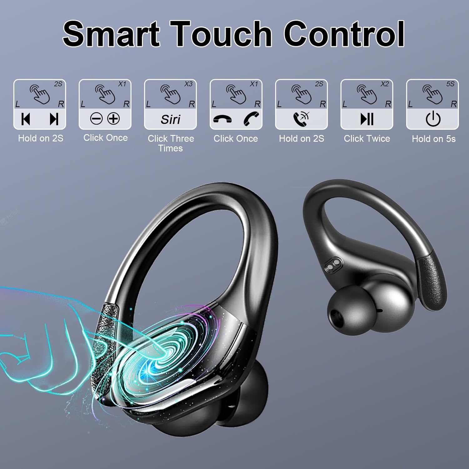Thumbnail 6 de Rulefiss BX27 Bluetooth 5.4 Sport Kopfhörer