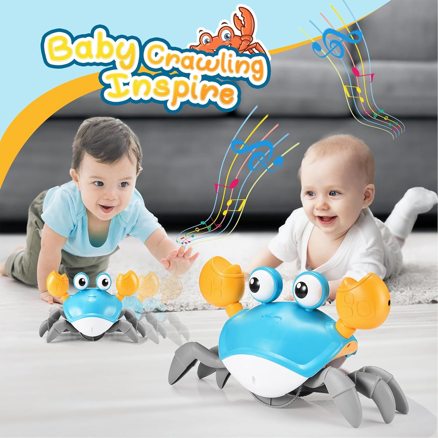 Thumbnail 2 de Veopoko Crawling Crab Toy: Baby Sensory Toy for Crawling, 0–4 Years