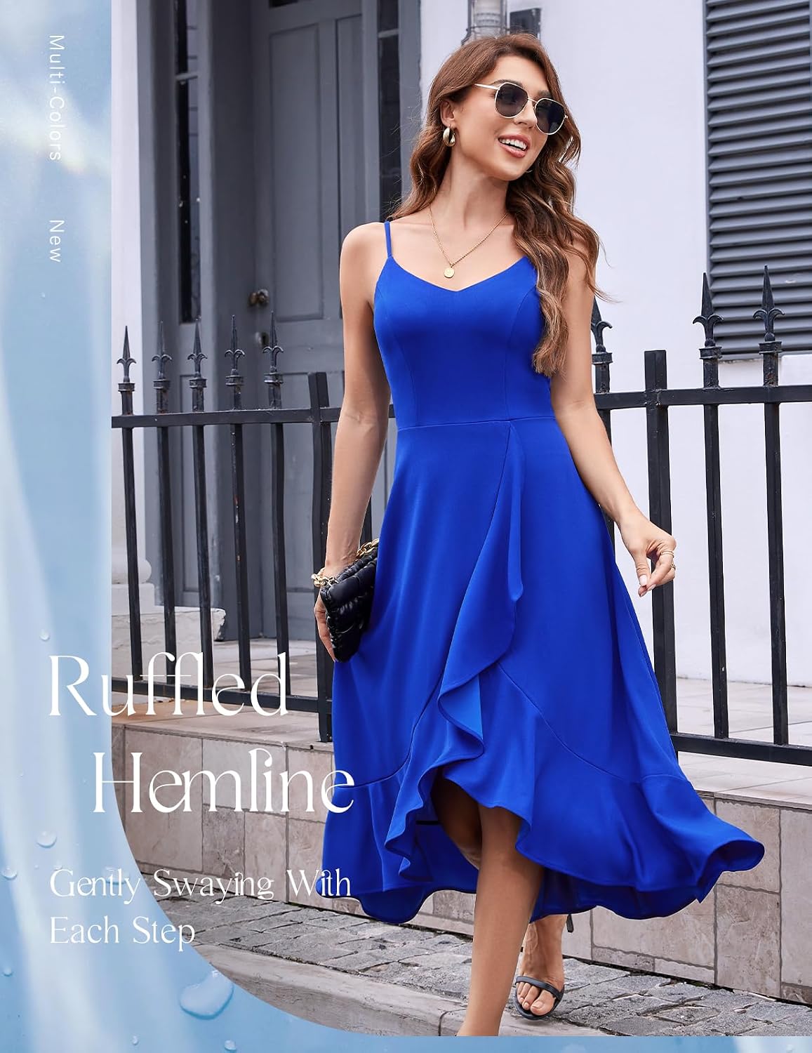 Detalle 1 de DRESSTELLS Cocktailkleid Damen Festlich