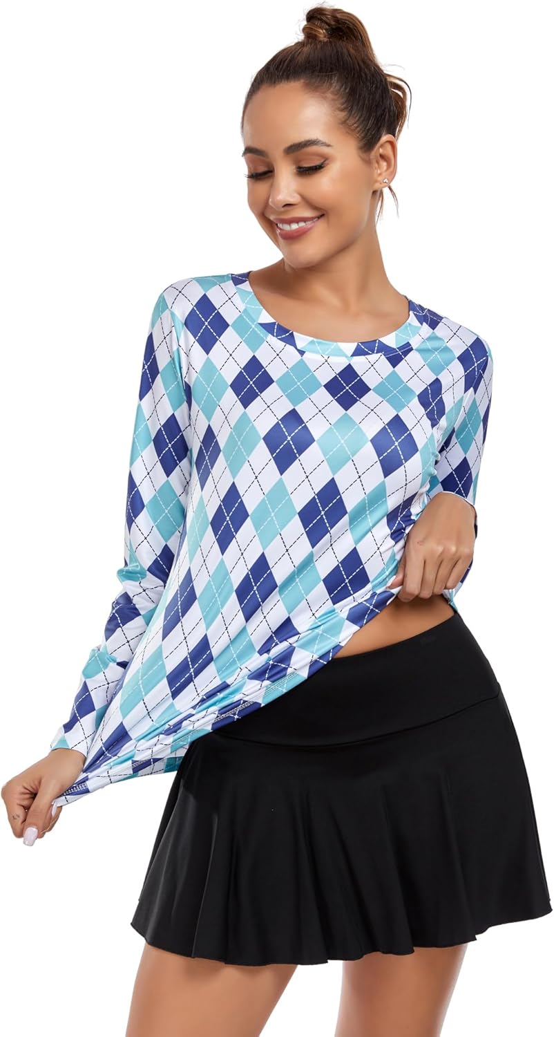 Thumbnail 2 de Deaviya Women's Long Sleeve Sports Top – Breathable, Loose-Fitting Training Tee for Yoga, Running and Golf