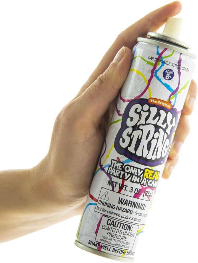 Detalle 2 de Silly String Original Party Pack, 12 Assorted-Color 3 oz Cans