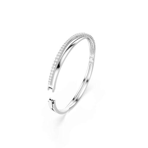 Thumbnail 2 de Swarovski Bracciale Rigido Twist Bianco – Placcato Rodio