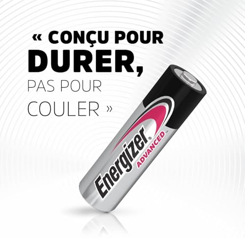 Detalle de Energizer Advanced piles AAA alcalines LR03 1,5 V, lot de 24