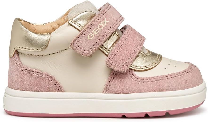Detalle 2 de Geox Baby Mädchen B Biglia GirlFirst Walker Schuh – atmungsaktiver Lauflernschuh für erste Schritte