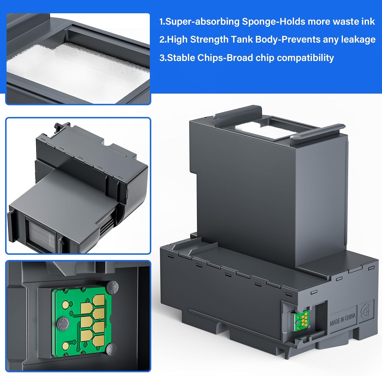 Detalle 2 de SubliPlus+ T04D1/T04D100 Maintenance Box Replacement, 2-Pack