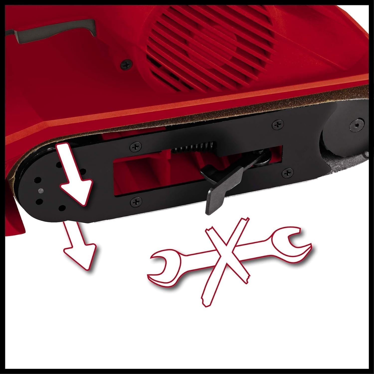 Thumbnail 3 de Einhell Belt Sander 800W with Tool-Free Belt Change and Dust Collection