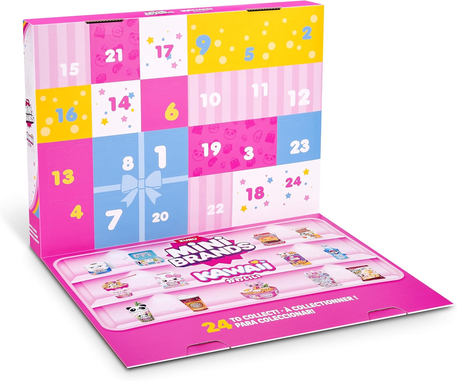 Detalle de Mini Brands Kawaii Calendario dell'Avvento di ZURU: mini tesori kawaii per l'attesa del Natale