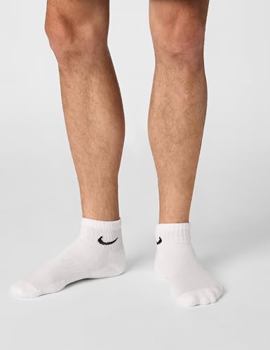 Detalle 2 de Nike SX7669-100 Everyday Cushioned Socks Homme – White/Black, Taille L