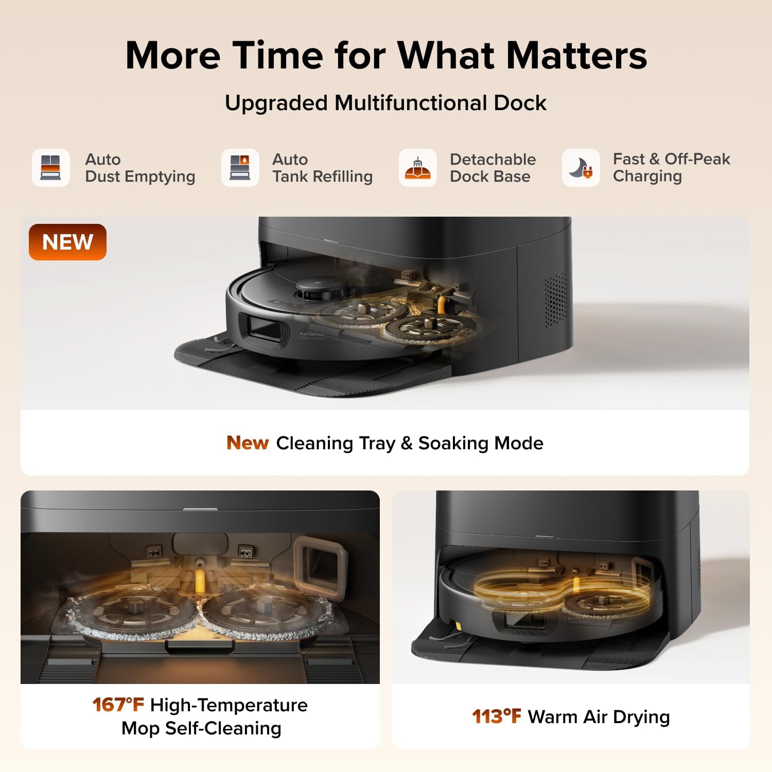 Thumbnail 5 de roborock Qrevo 2 Pro Set Robot Vacuum and Mop, 25,000 Pa Suction, FlexiArm