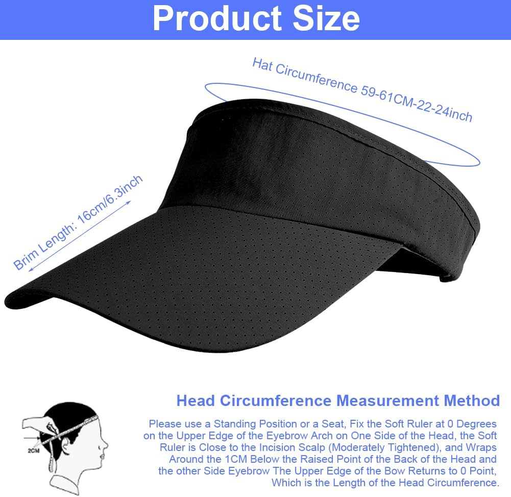 Detalle de Aomig Cappelli con Parasole: Berretto da Tennis/Golf con Visiera