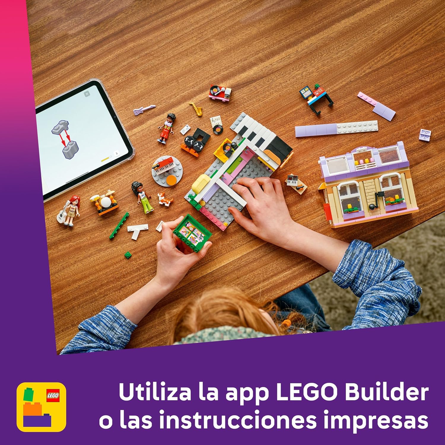 Thumbnail 6 de LEGO Friends 42653 Tienda de música y apartamento 🎲