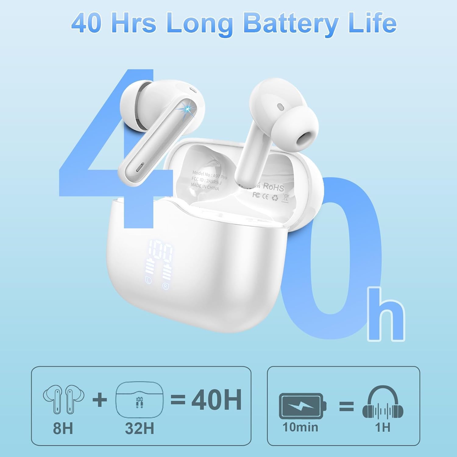 Thumbnail 3 de xinwld Bluetooth Kopfhörer 5.4 In-Ear