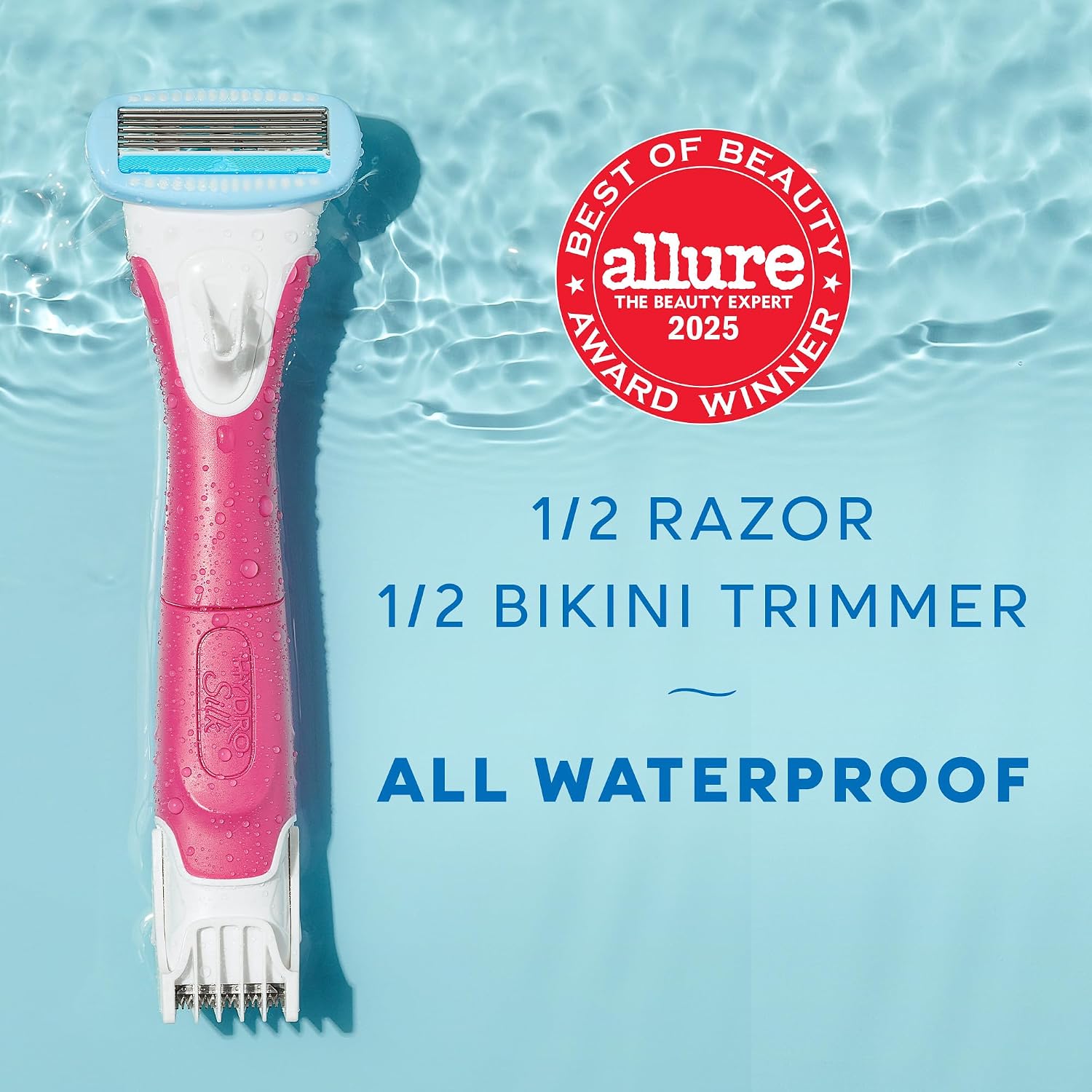 Detalle 2 de Schick Hydro Silk TrimStyle 2-in-1 Bikini Trimmer and Razor, 4 Lengths