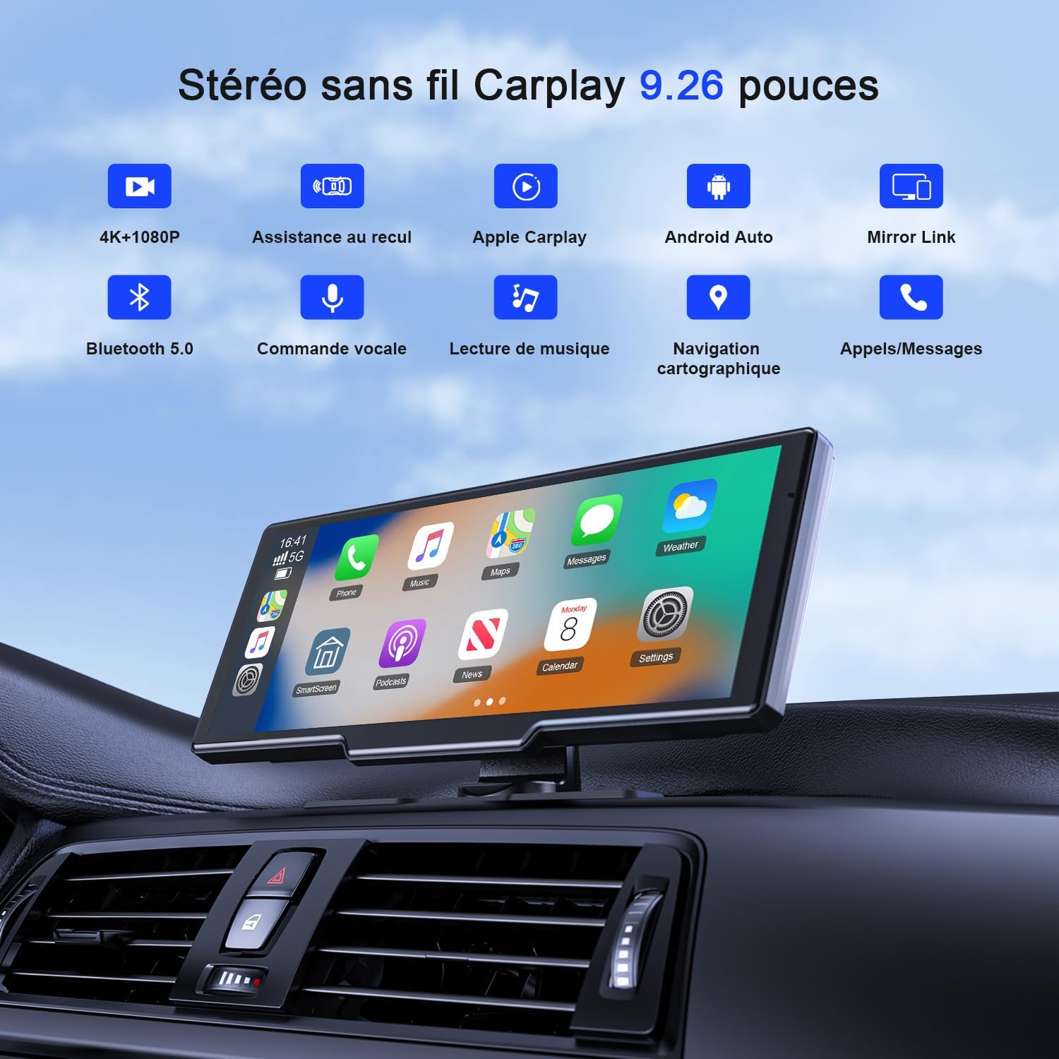 Detalle 2 de Avylet 9,26'' Apple CarPlay voiture