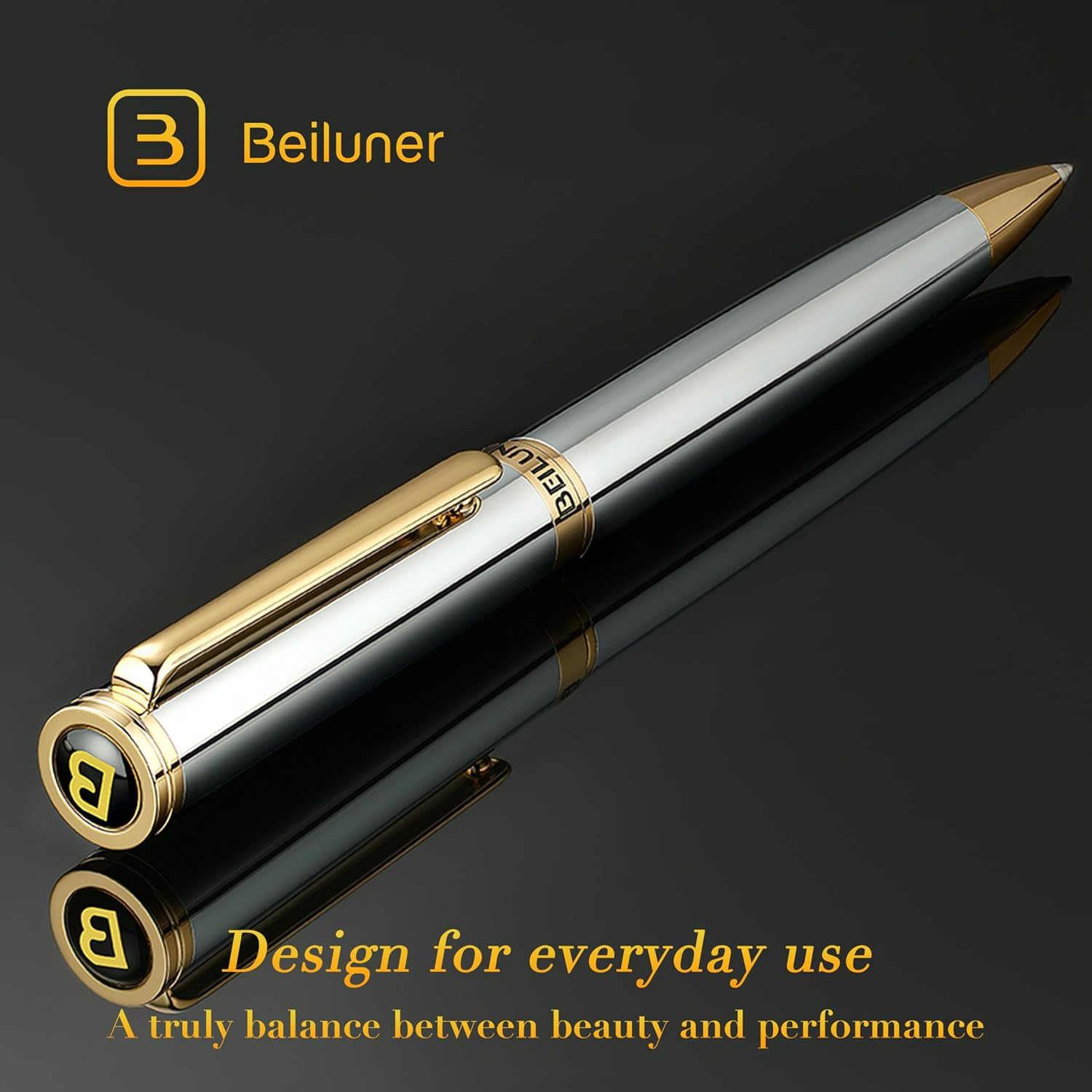Detalle 2 de BEILUNER Gel Pen with Brass Body