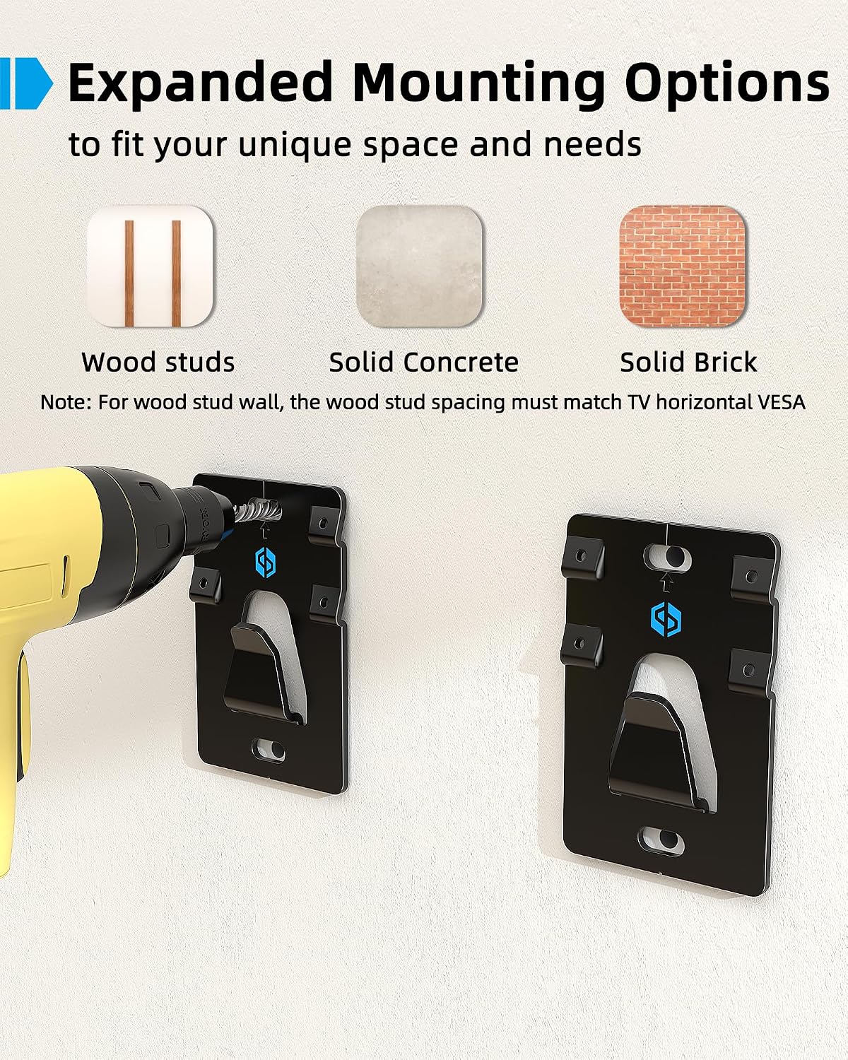 Thumbnail 5 de Supcline No Stud TV Wall Mount 200 lb