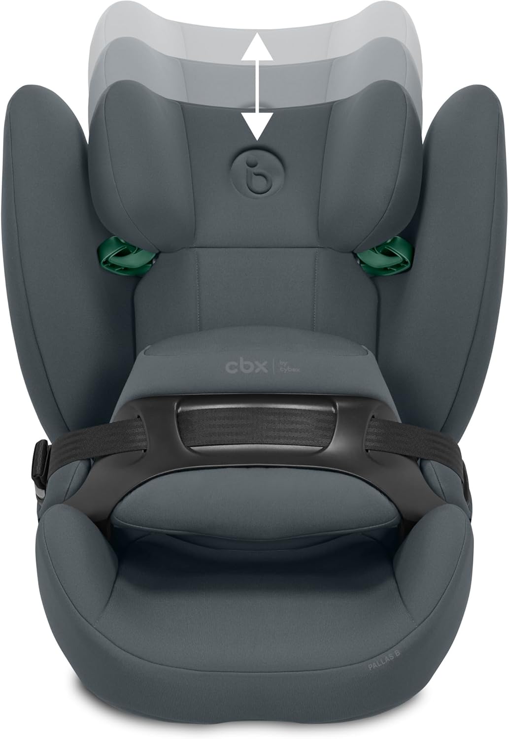 Detalle 2 de CBX by Cybex Pallas B i-Size Grey-grey PU1: seggiolino 2 in 1 per crescita sicura