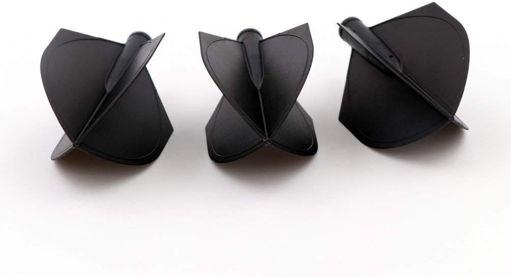 Detalle de CUESOUL TERO AK4 – ensemble de 3 fléchettes flights Standard Slim (bouclier, noir)
