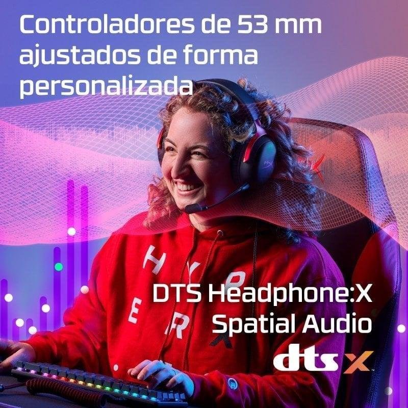 Detalle 2 de HyperX Cloud III Auriculares gaming multiplataforma rojo/negro