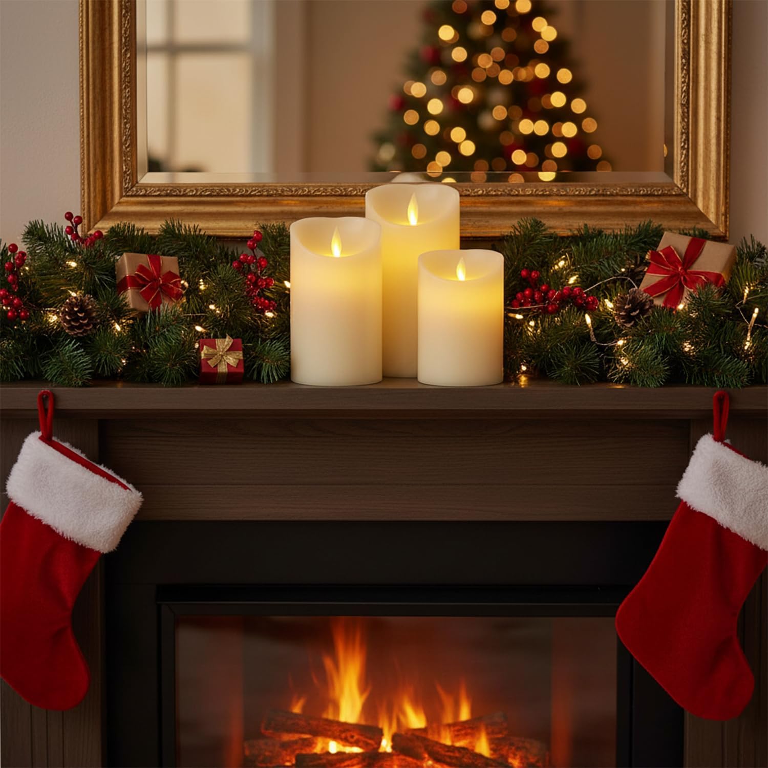 Thumbnail 5 de furein Velas LED de cera auténtica 13x7cm