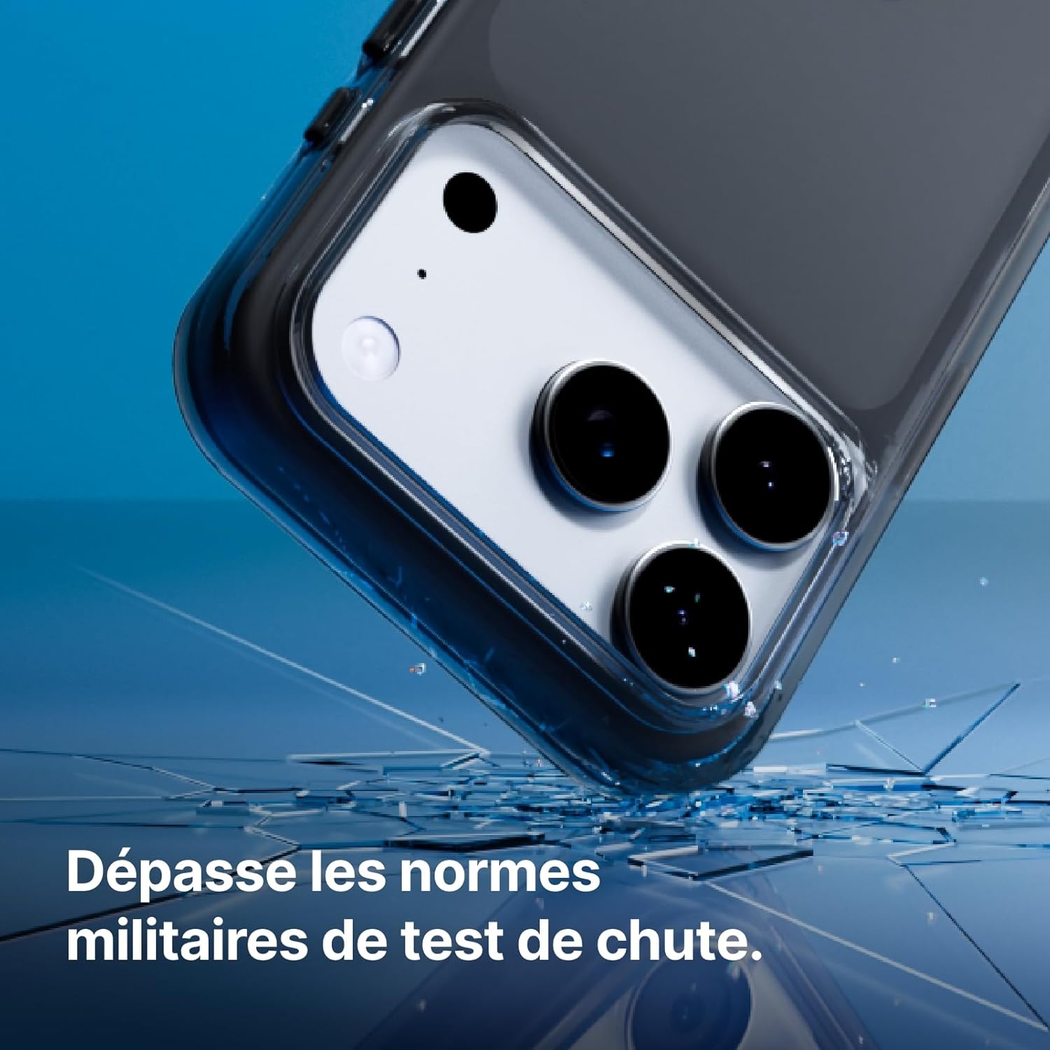Thumbnail 1 de RhinoShield Coque transparente pour iPhone 17 Pro Max – ShockSpread LUX et protection militaire