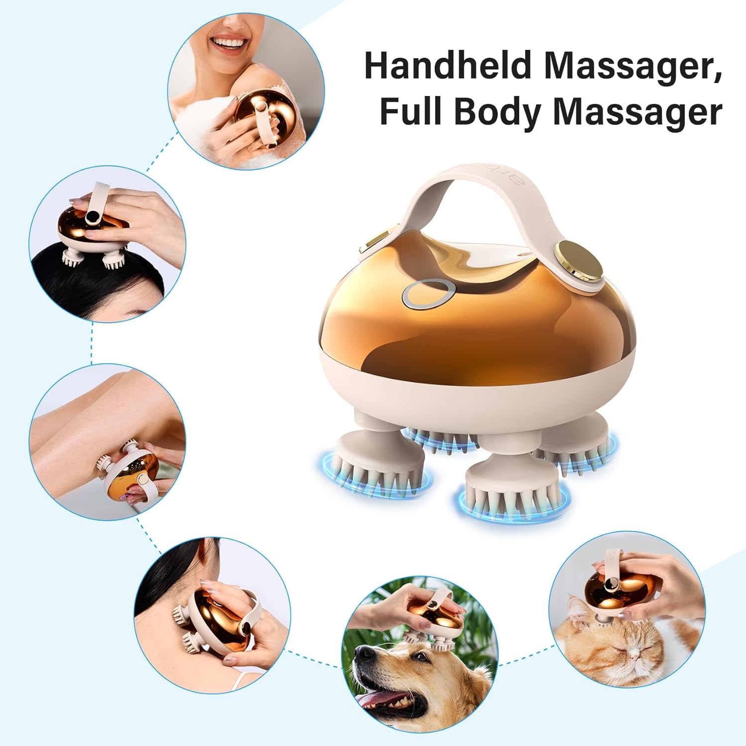 Thumbnail 5 de arboleaf Kopfmassagegerät 8 Köpfe 💆
