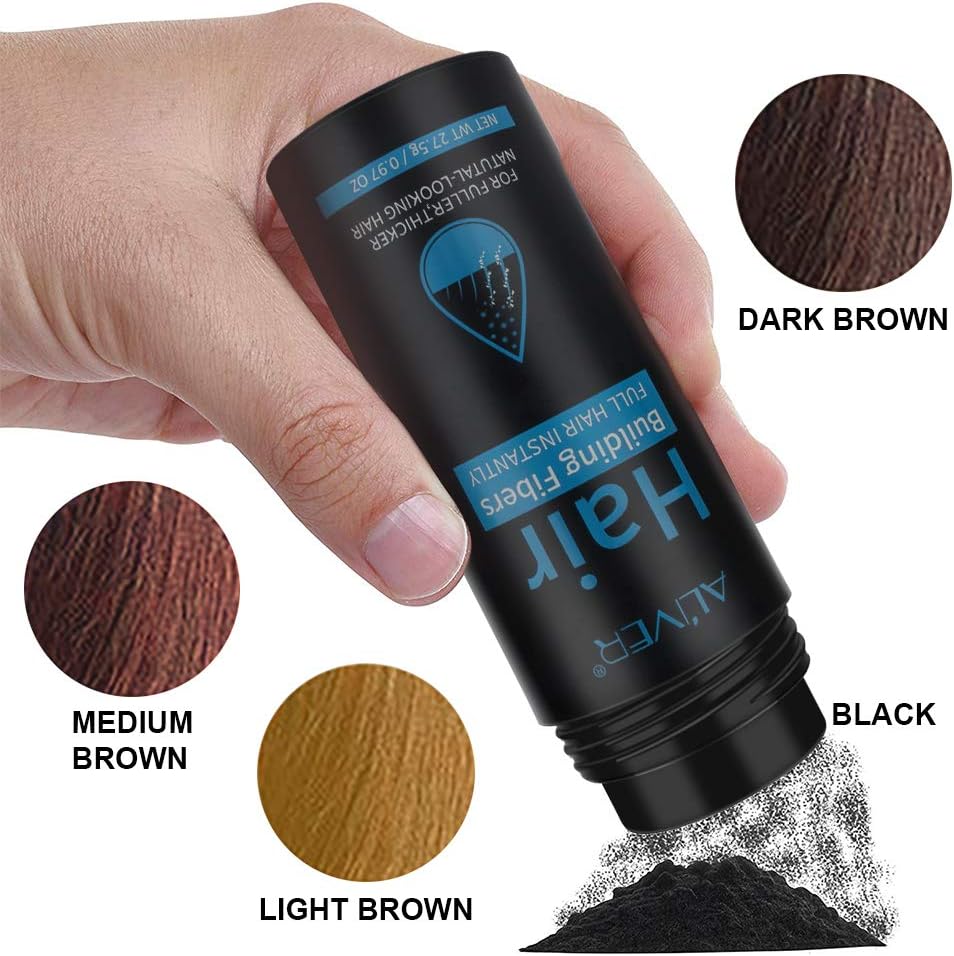 Detalle 2 de Hair Building Fibers Corrector Spray Negro