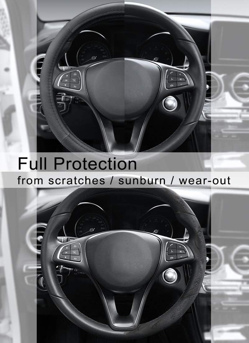 Thumbnail 4 de COFIT Coprivolante Auto Antiscivolo in Pelle Microfibra Universale 37–38 cm Nero