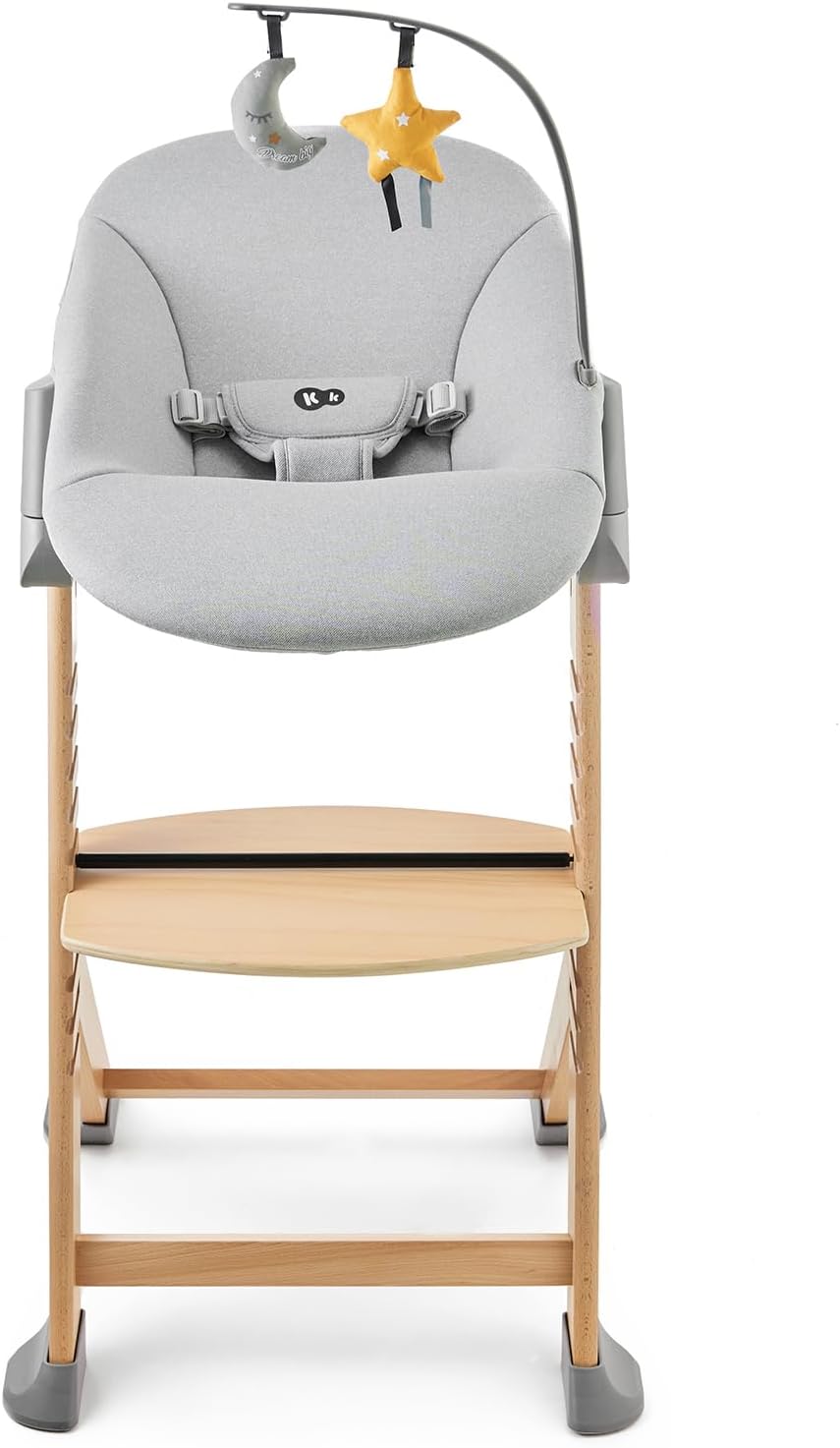 Thumbnail 14 de Kinderkraft ENOCK: Trona infantil de madera y hamaca portátil