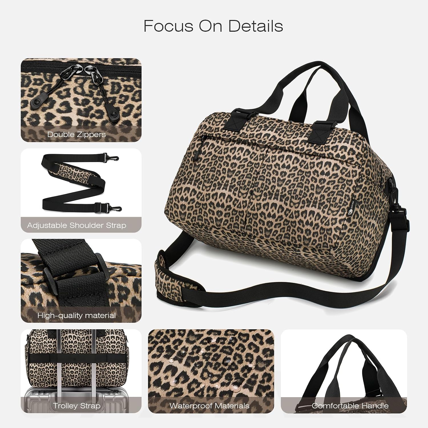 Thumbnail 4 de SPAHER Extensible Sac de Voyage Cabine 40x30x25 cm