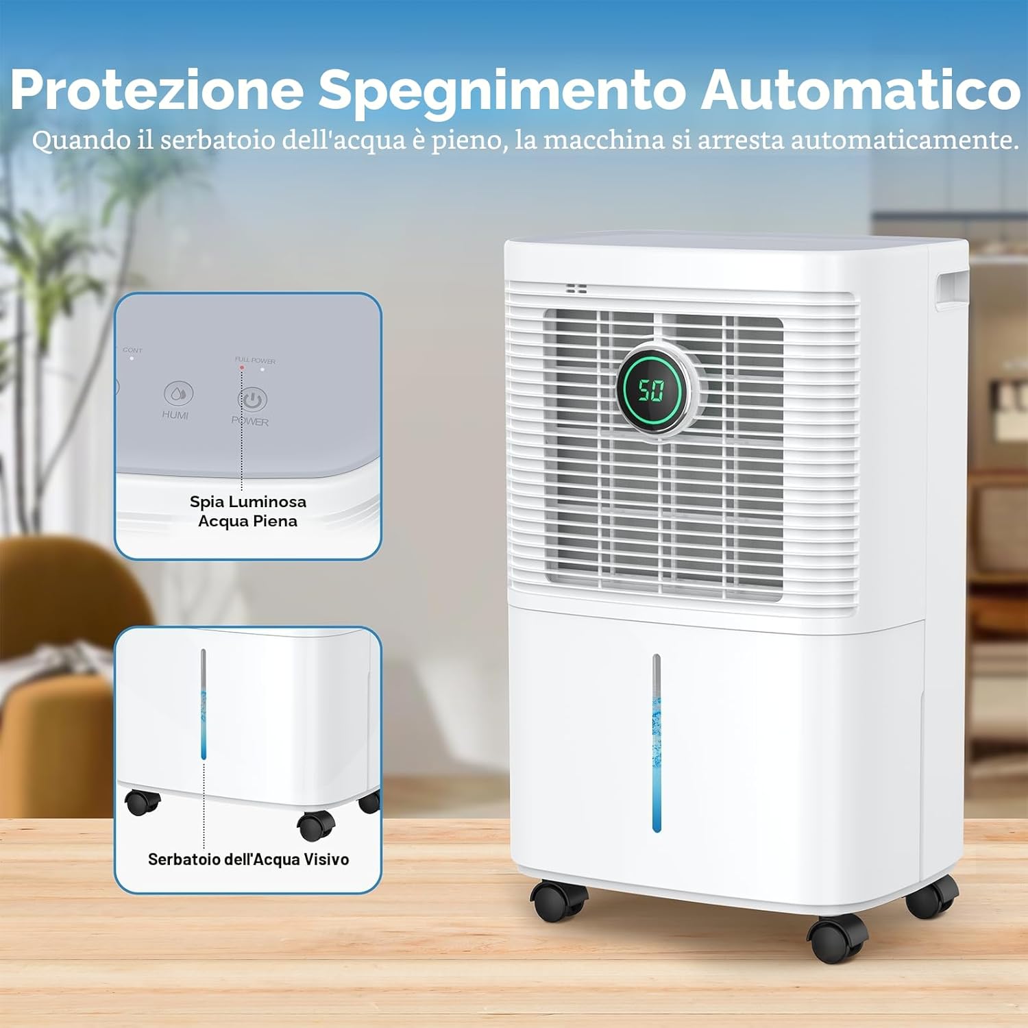 Thumbnail 5 de Innvitop Deumidificatore casa 16L/24h con display e timer