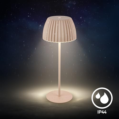 Thumbnail 9 de BRILONER RIFFLE: lámpara de mesa recargable y sin cable con borde luminoso, IP44 y regulador táctil