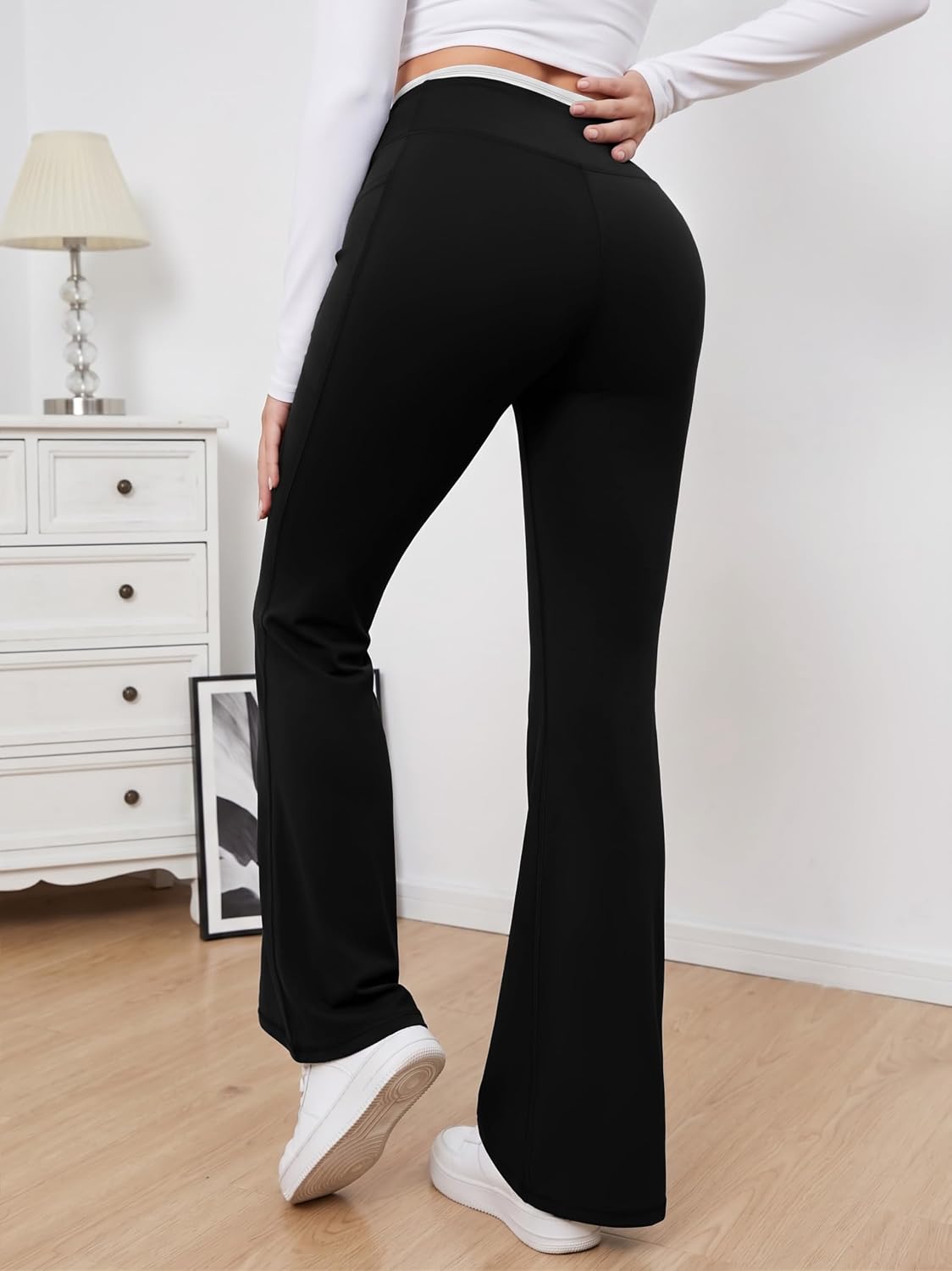 Thumbnail 4 de Flare Yoga Pants with Pockets