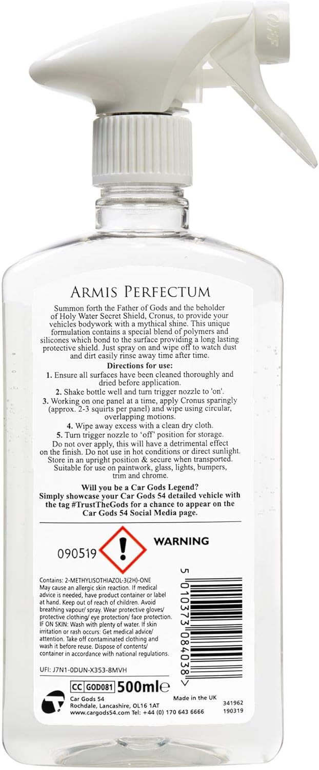 Thumbnail 1 de Car Gods Cronus Holy Water Secret Shield Polish con Rivestimento Nano Idrofobo – 500 ml