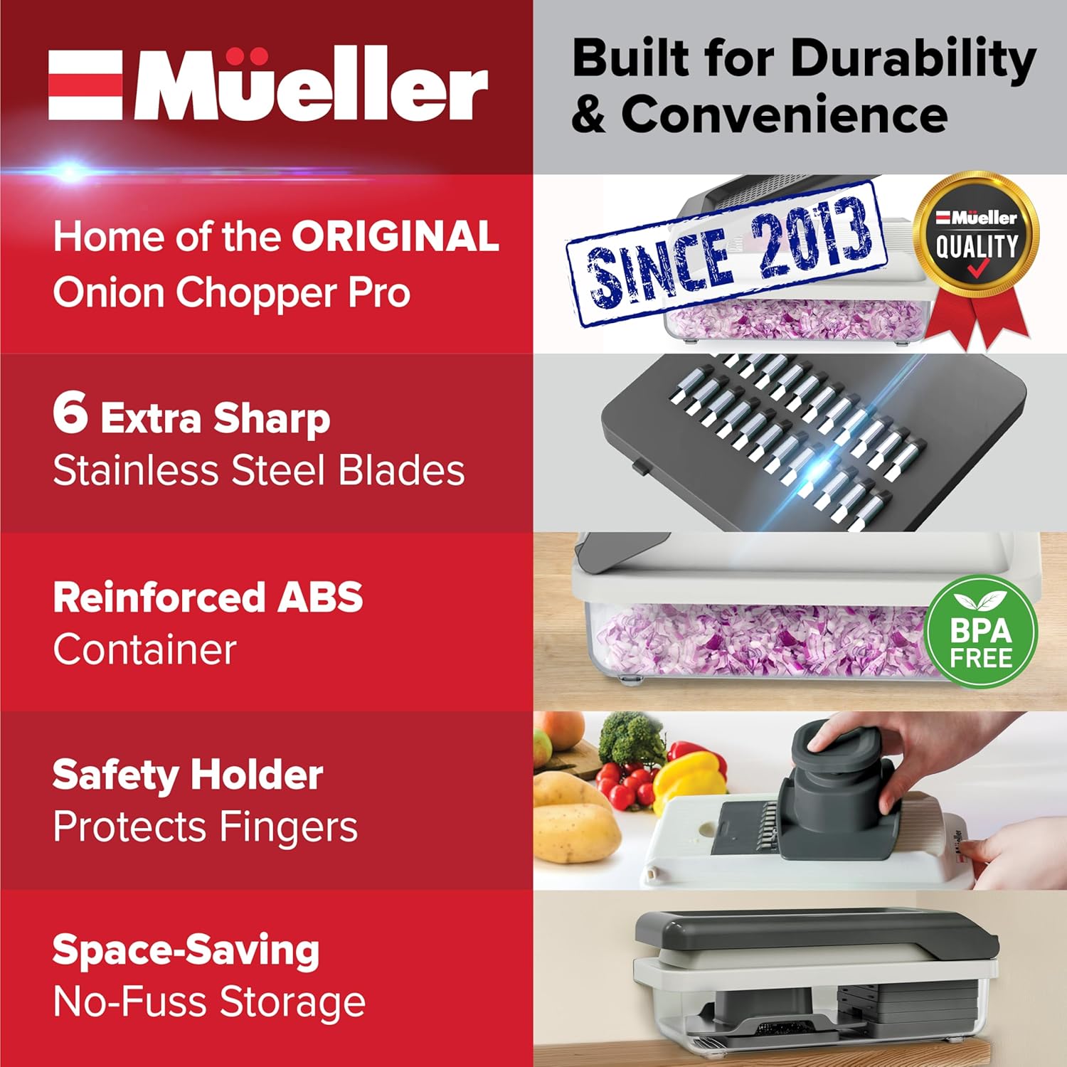Thumbnail 1 de Mueller Vegetable Chopper Mandoline