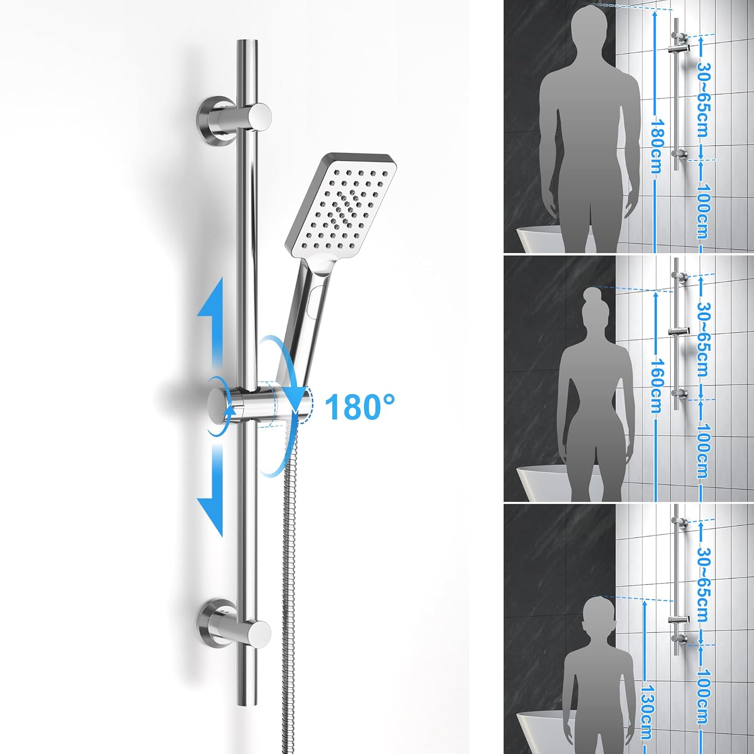 Thumbnail 3 de Görbach Colonna Doccia 70 cm Acciaio Inox