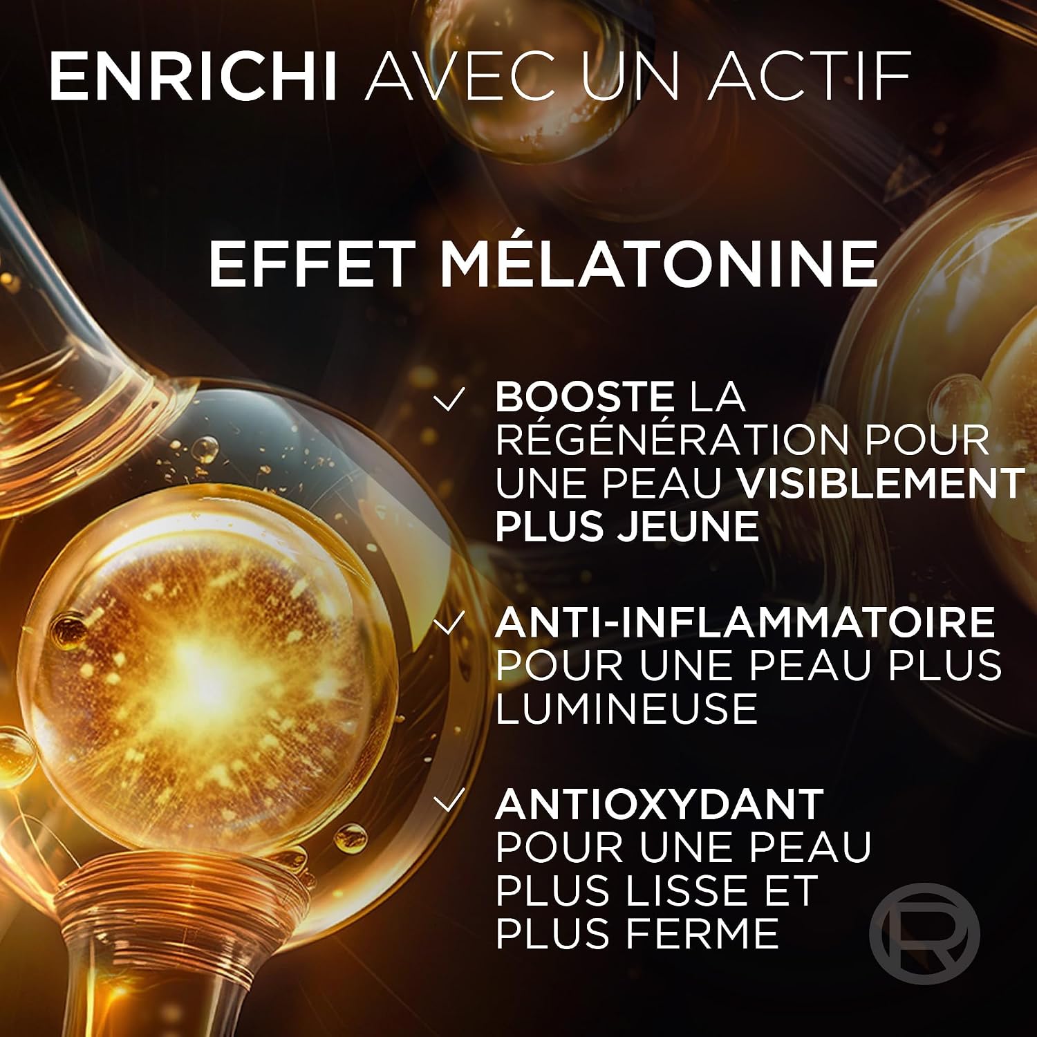 Detalle de L’Oréal Paris Midnight Sérum Age Perfect Renaissance Cellulaire – Soin Visage anti-rides, fermeté et éclat (30 ml)