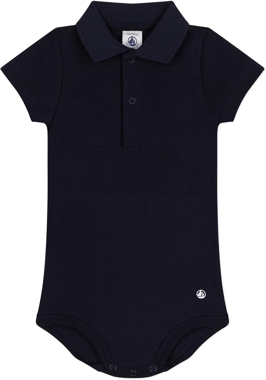 Thumbnail 4 de Body Petit Bateau a polo a manica corta con bottoni sul cavallo (bimbo 0–24 mesi, confezione da 1)