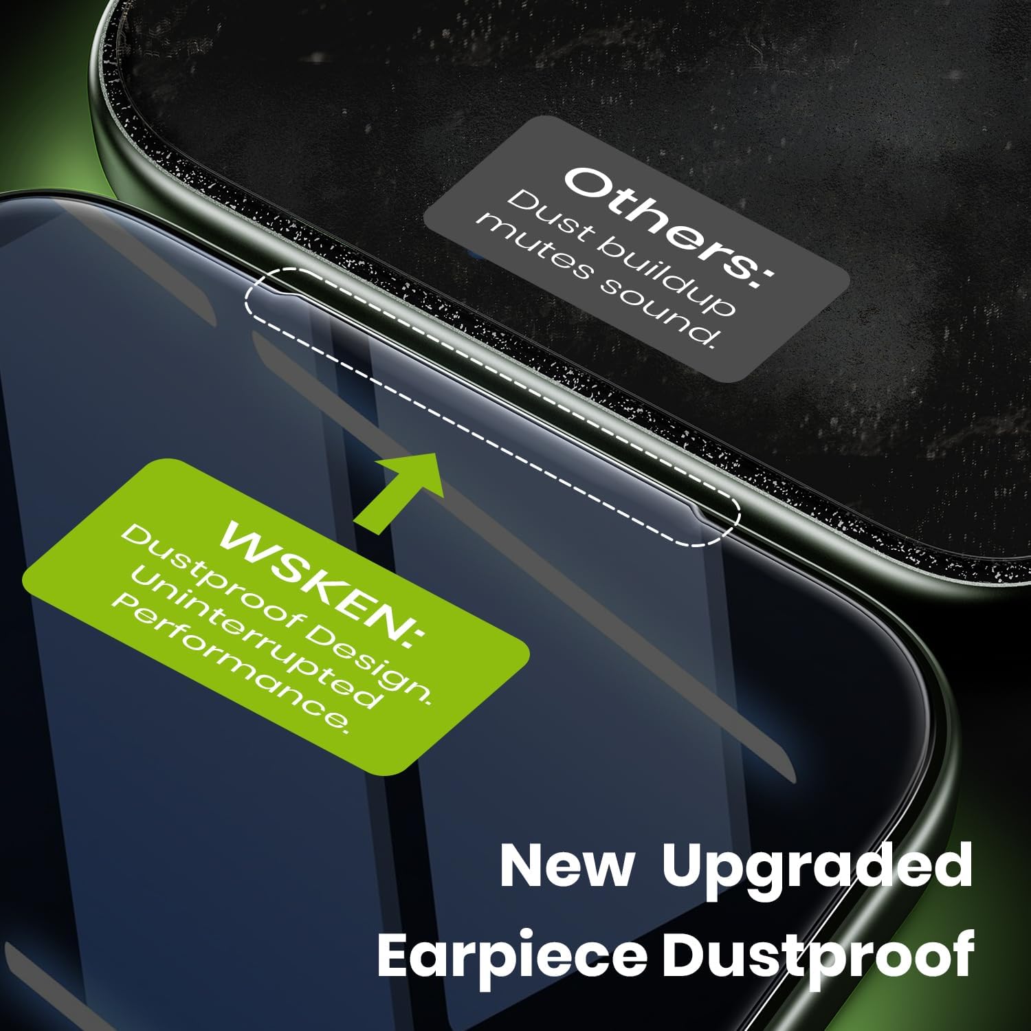 Thumbnail 4 de WSKEN iPhone 17 Pro Max privacy screen protector