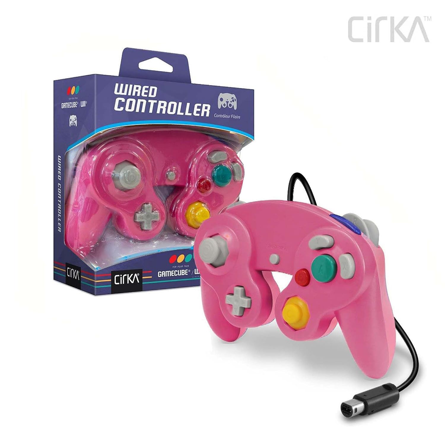 Thumbnail 6 de Cirka Wired GameCube Controller for GameCube (GC) / Wii — Brown Beige