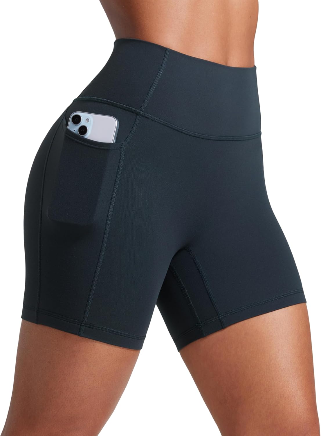 Thumbnail 6 de CRZ YOGA Donna Butterlift pantaloncini da yoga con sollevamento del sedere e vita alta 13 cm