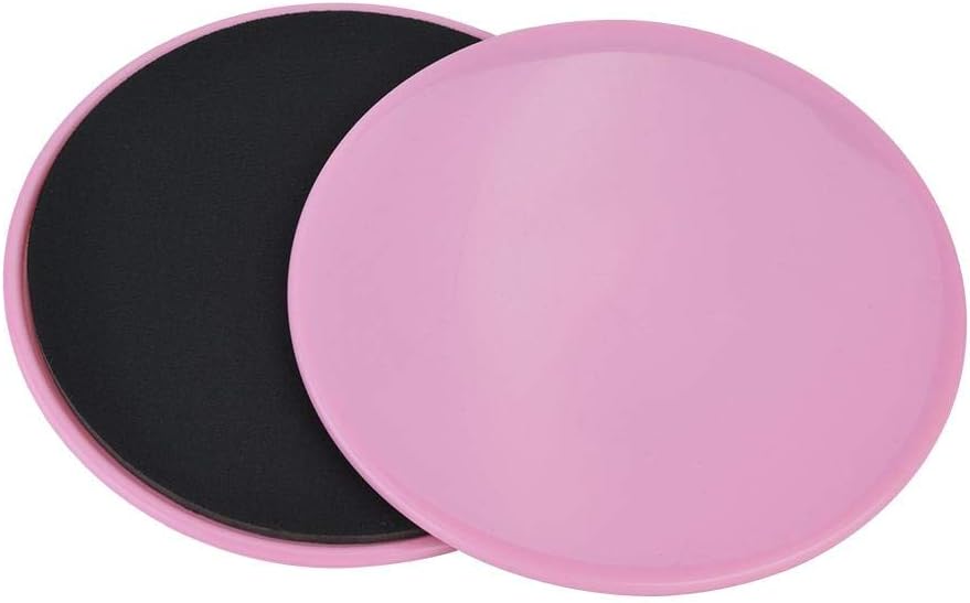 Detalle 2 de Yosoo Health Gear Fitness Disc Slides: roze glijschijven van ABS, set van 2