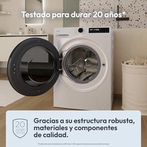 Detalle de Candy ProWash&Dry 500 (BWR 4128BL8-S): lavasecadora 12 kg + 8 kg, 1400 rpm, pantalla táctil y conectividad wifi