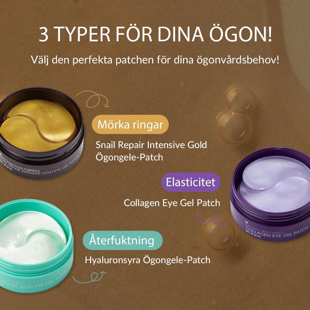 Thumbnail 6 de Mizon Gold Snail Repair Eye Gel Patch, 24K hydrogelplåster, 30 par