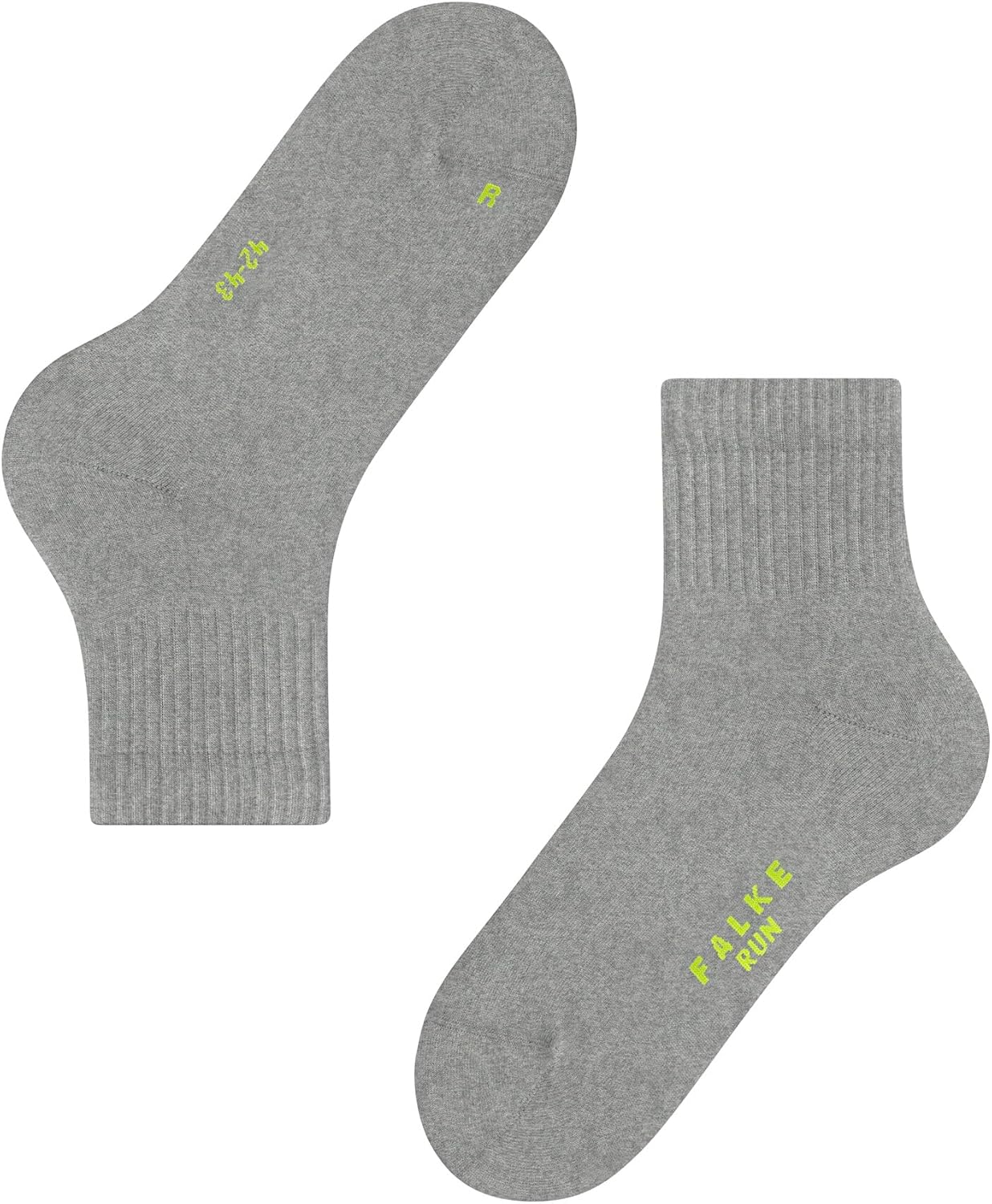 Detalle de FALKE Unisex Run Rib Socks with Thin Plush Soles – Soft on Skin, Breathable Comfort