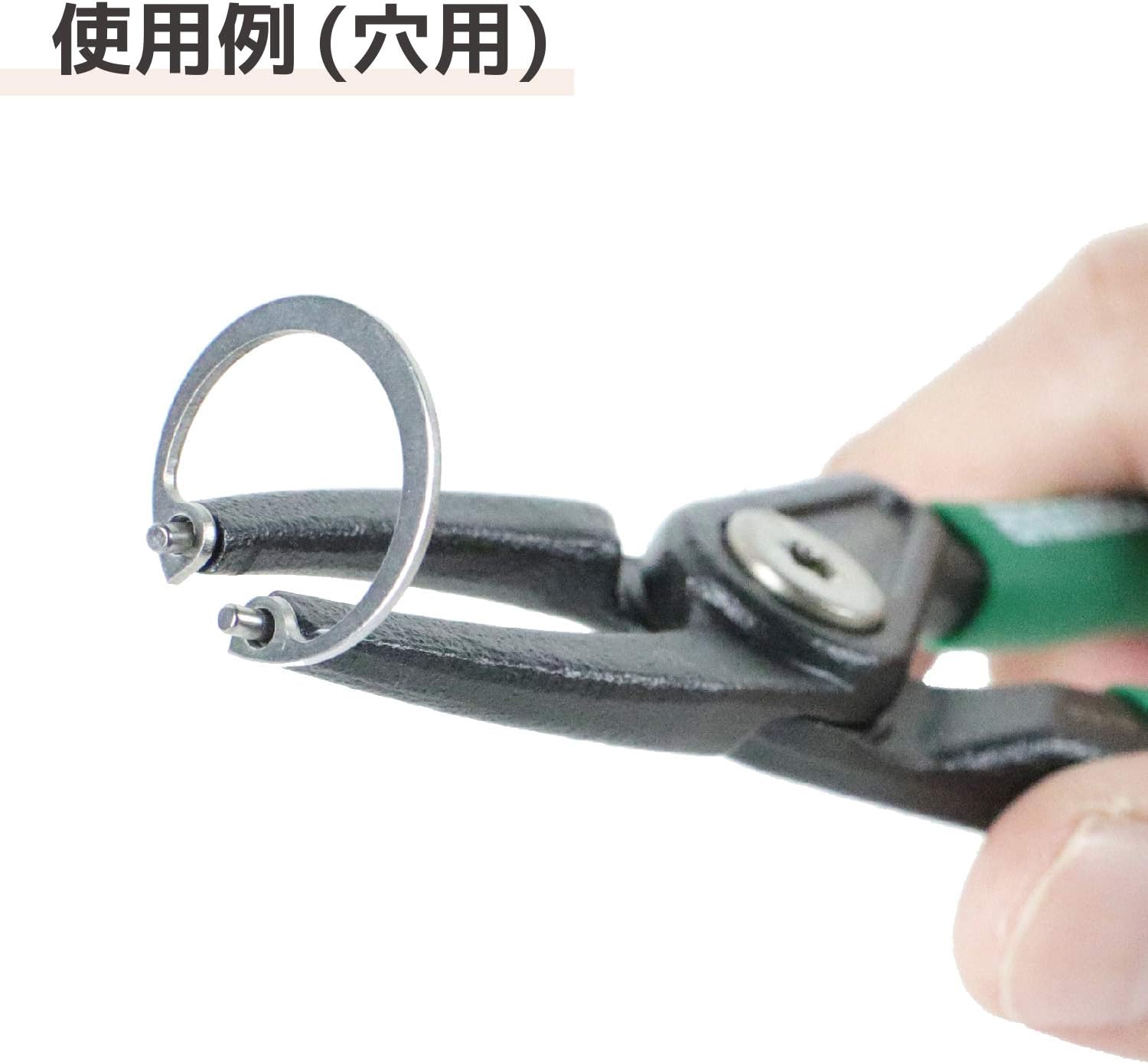 Thumbnail 5 de ENGINEER PZ-18 穴用スナップリングプライヤー C形・丸形・ベベル形対応