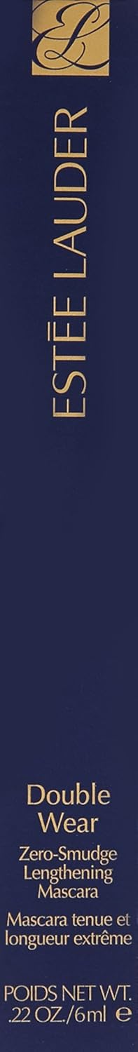 Detalle 2 de Estee Lauder Double Wear Zero-Smudge Lengthening Mascara, 15 Hour Wear, Fragrance Free, Ophthalmologist Tested, Black, 0.22 oz