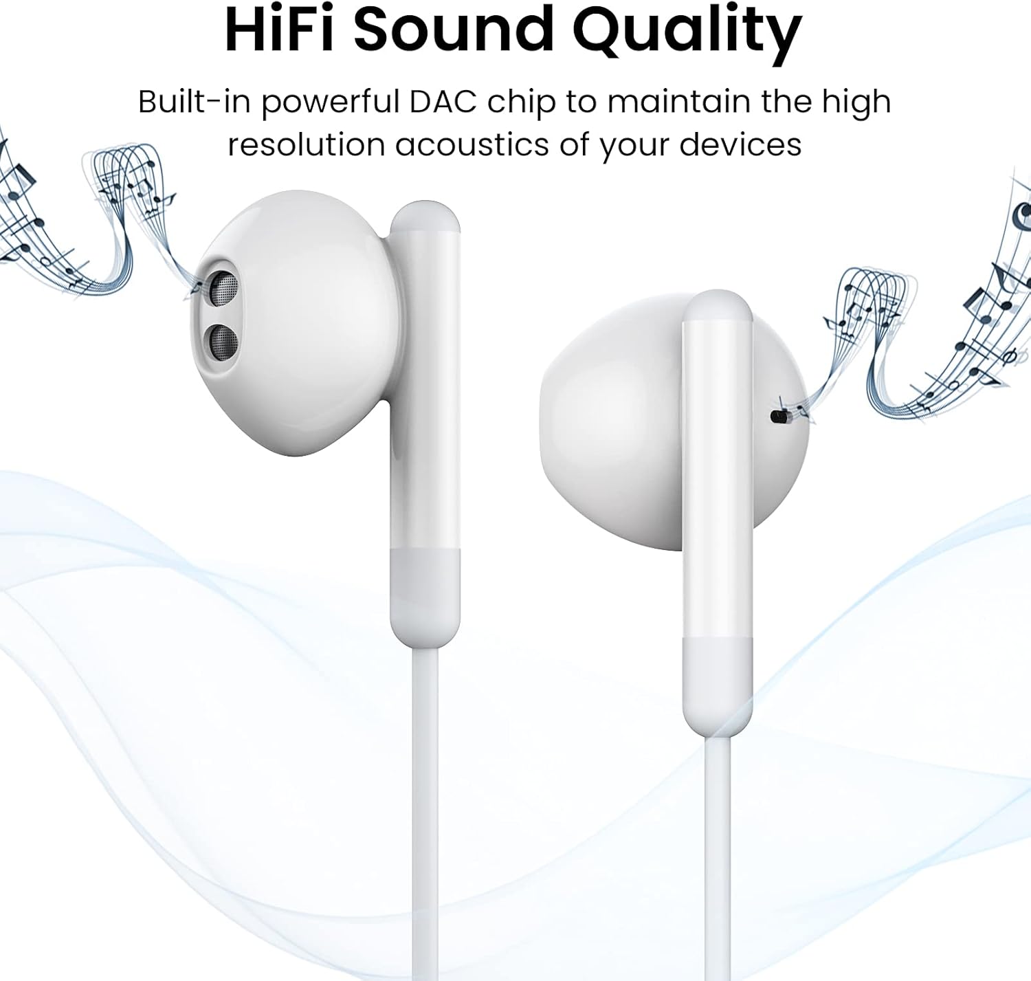 Thumbnail 6 de USB C Headphones with Mic and Volume Control for iPhone 17