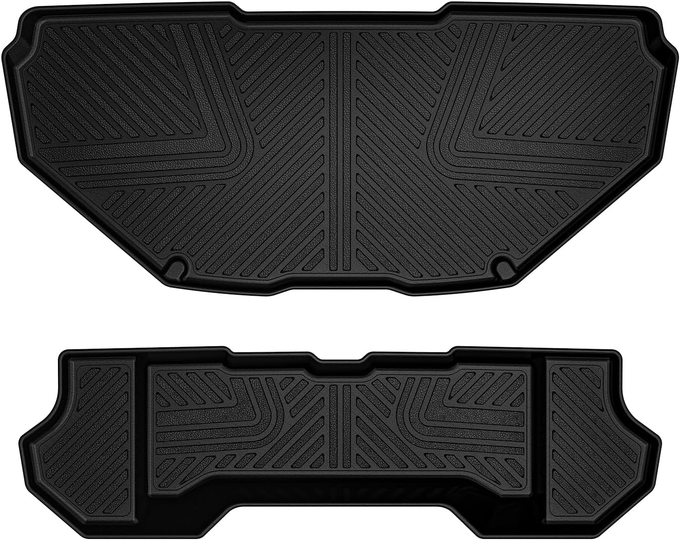 Detalle de LASFIT Frunk & Cargo Mats for Rivian R1T/R1S (2022–2024), TPE Liners